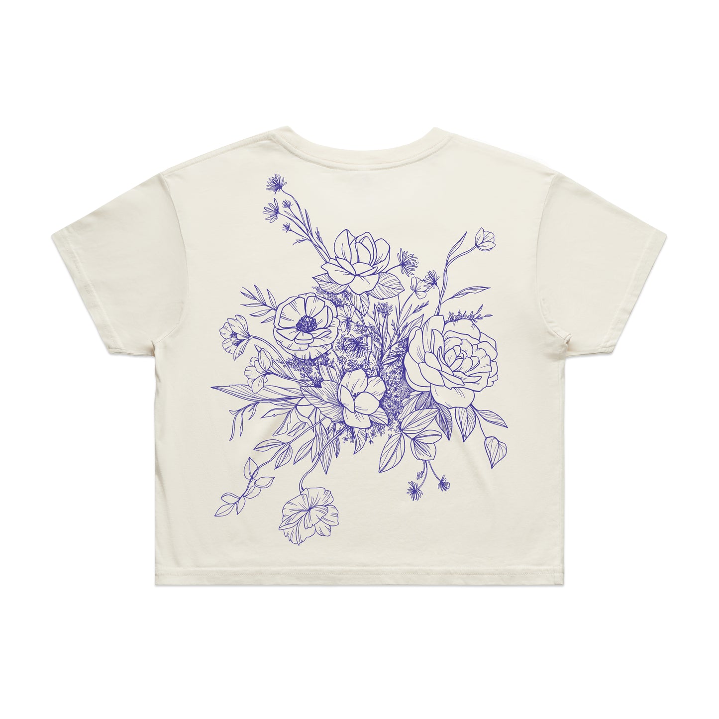 Floral Lineal croptop