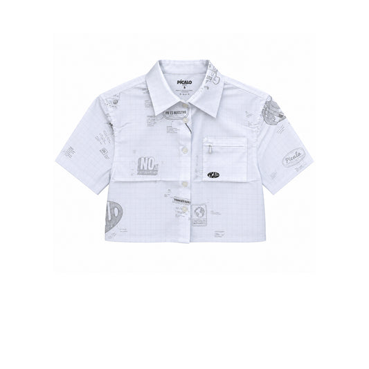 La Ruta Sketch crop top