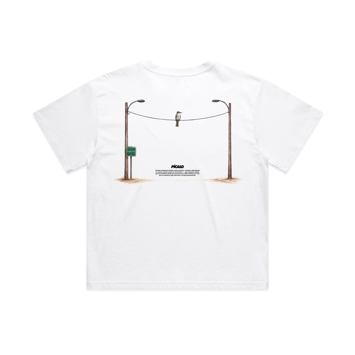 El Pitirre Velando crop top