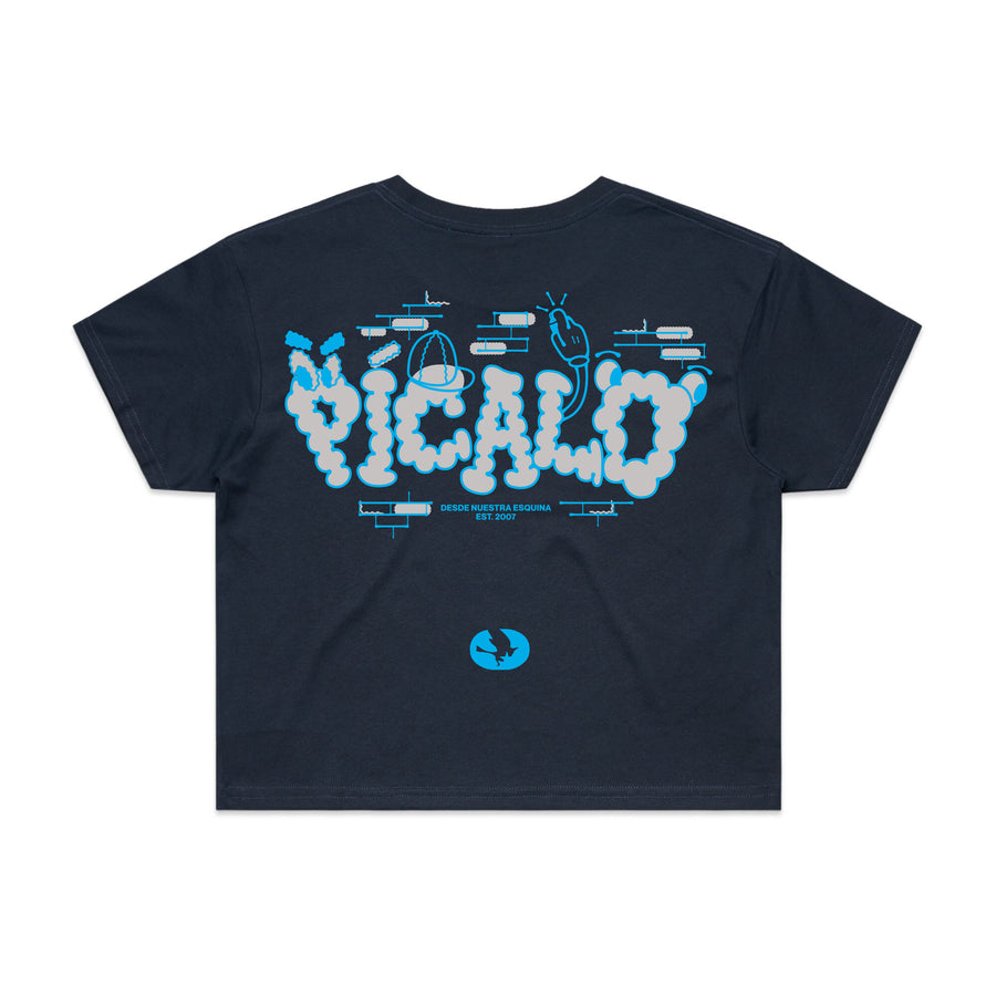 DNE croptop navy