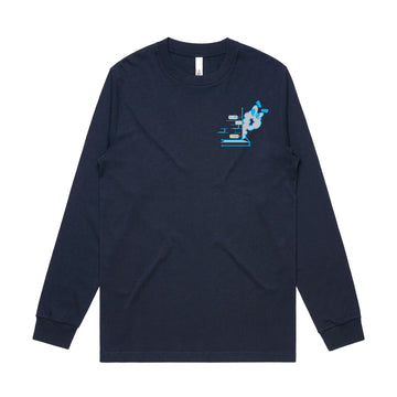 DNE bubble manga larga navy