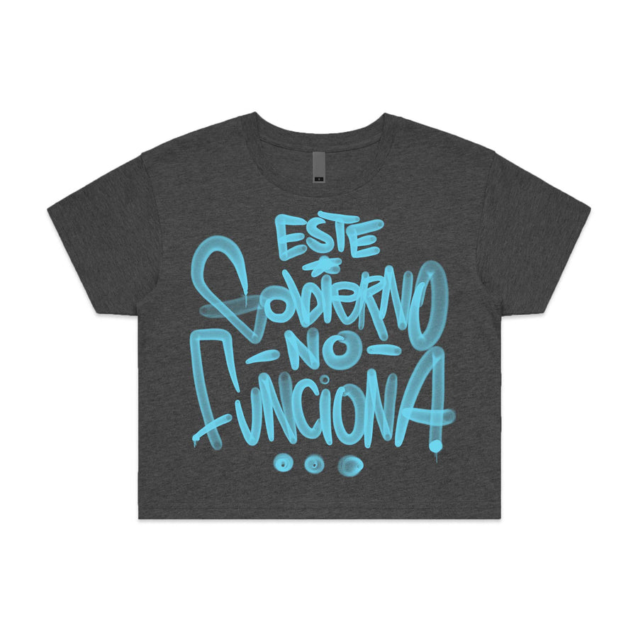Este Gobierno No Funciona Crop Top